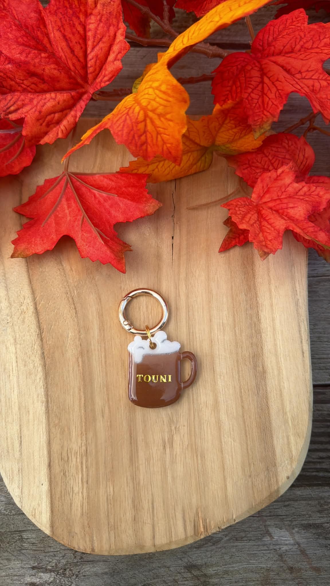 Médaille personnalisée pour chien "Tasse" ☕️