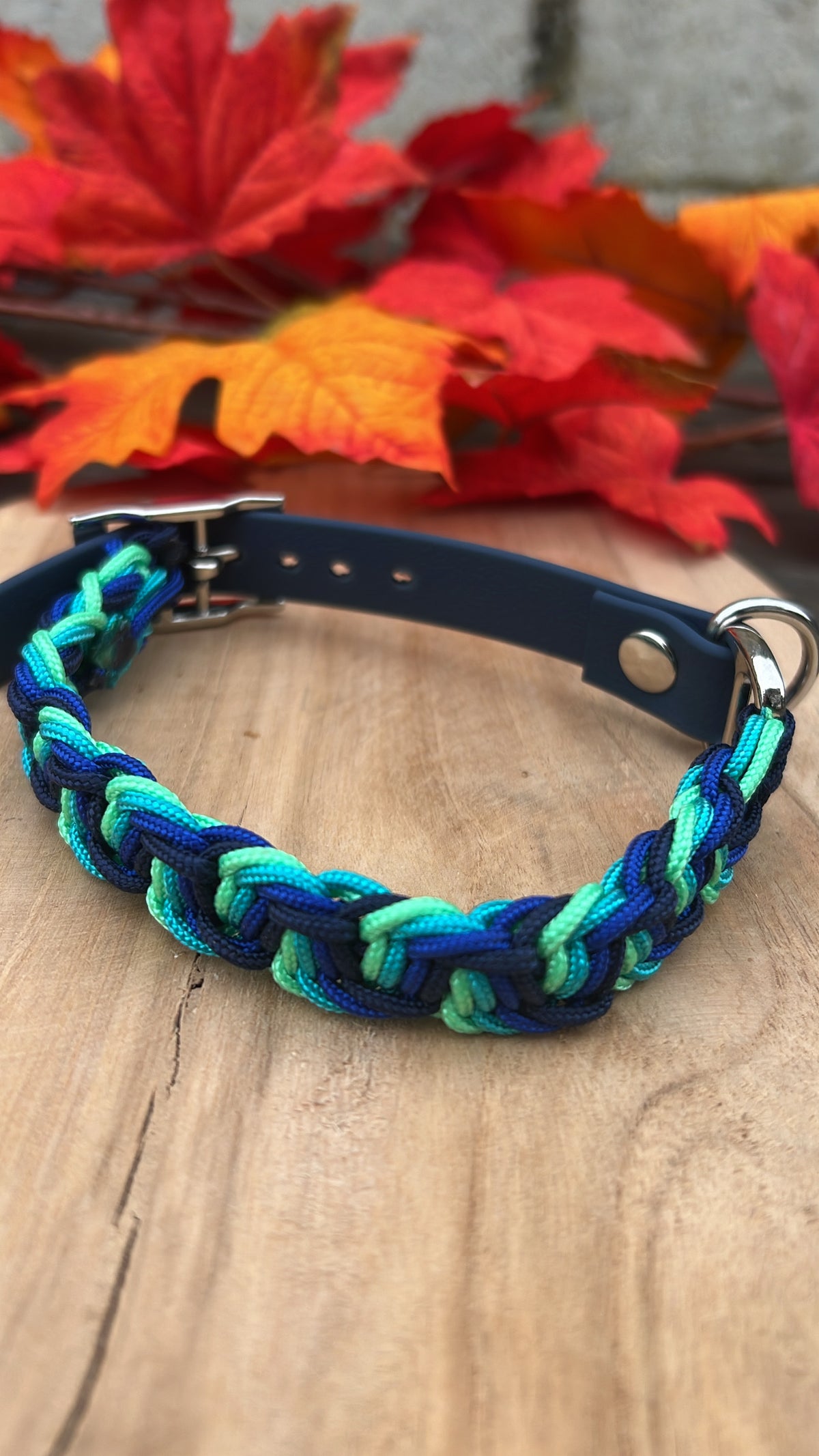 Collier Tressé Chien - Mini Zigzag