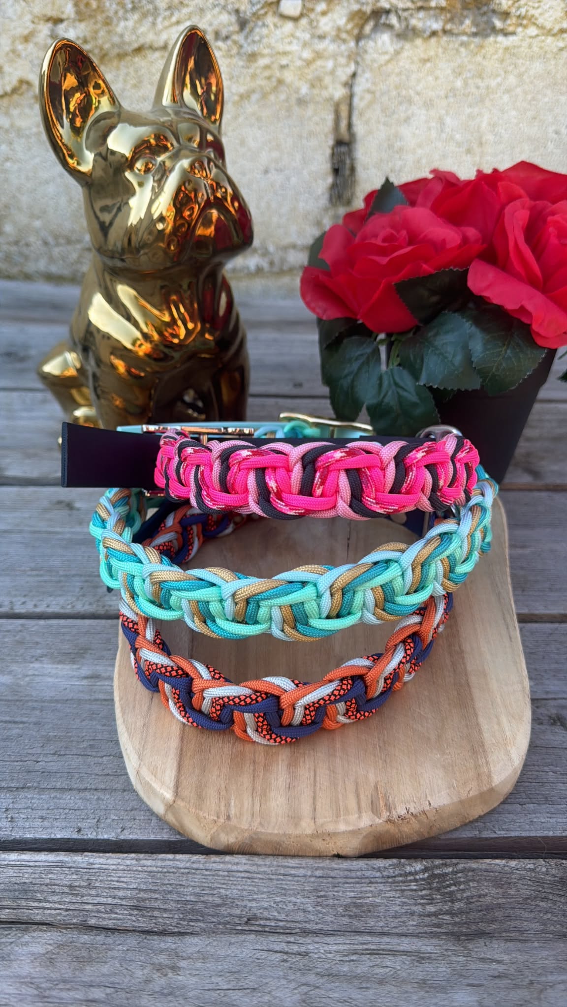 Collier Tressé en Paracorde pour Chien - ZIGZAG