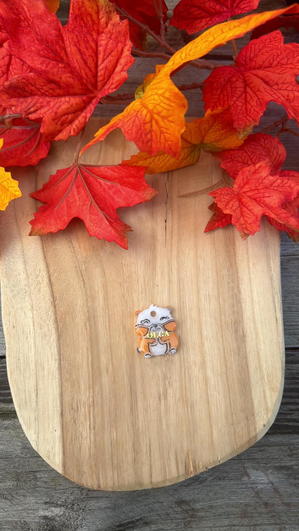 Médaille personnalisée pour chien "Hamster" 🐹