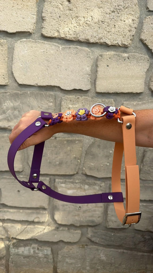 Harnais personnalisé pour chien - Floral