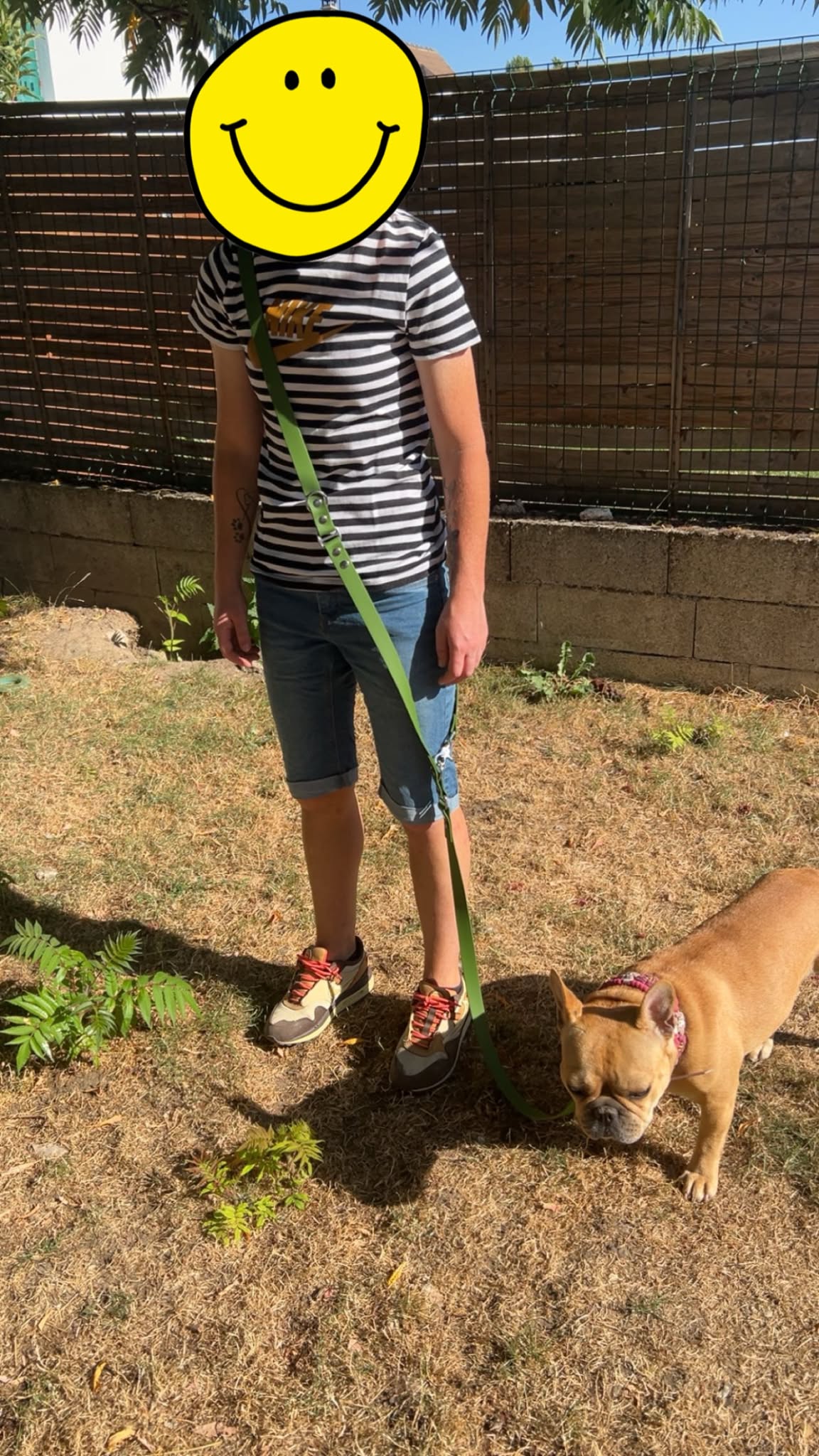 Laisse multipositions personnalisé pour chien