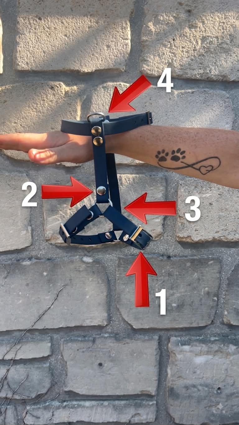 Harnais pour chien personnalisé