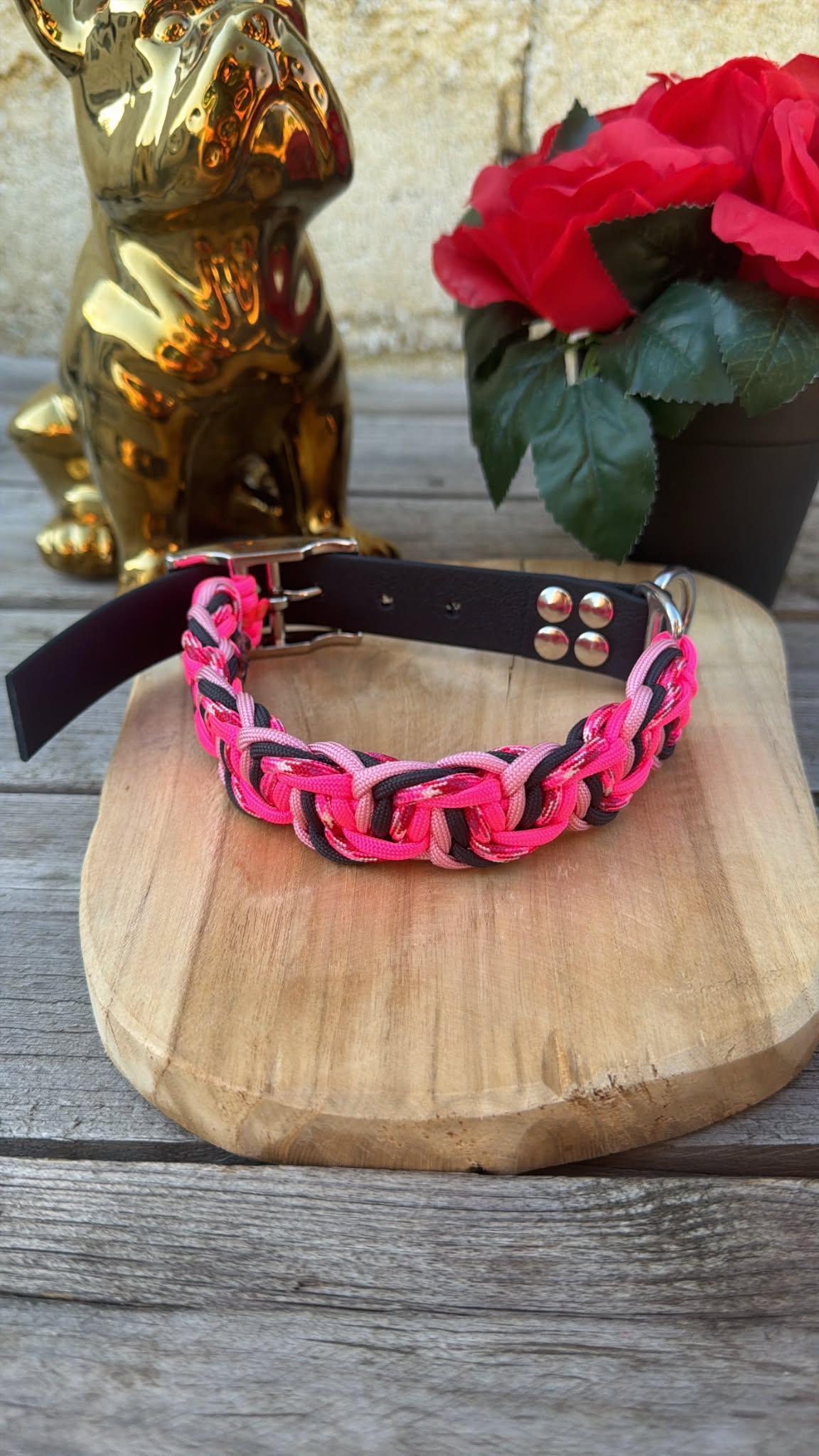 Collier Tressé en Paracorde pour Chien - ZIGZAG