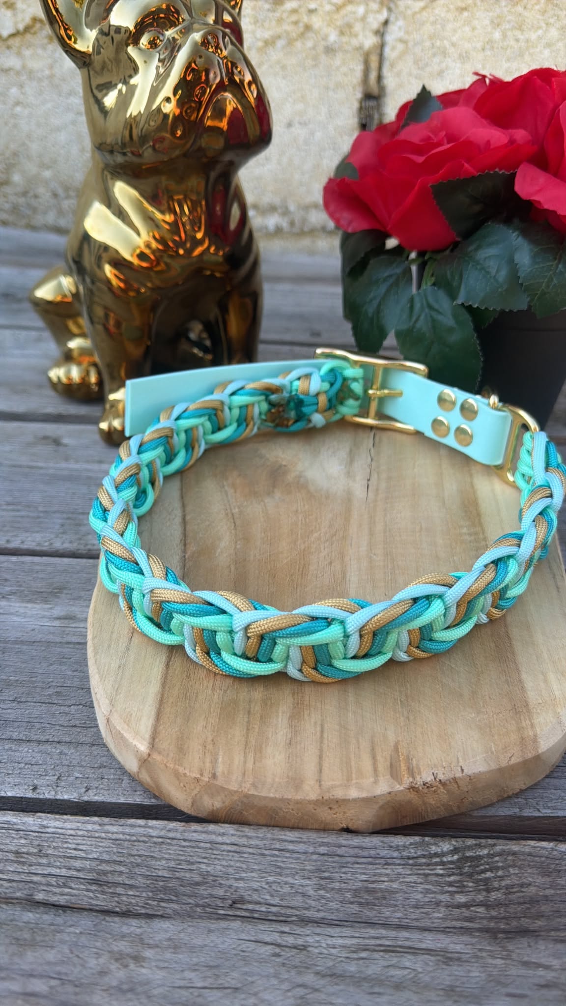 Collier Tressé en Paracorde pour Chien - ZIGZAG