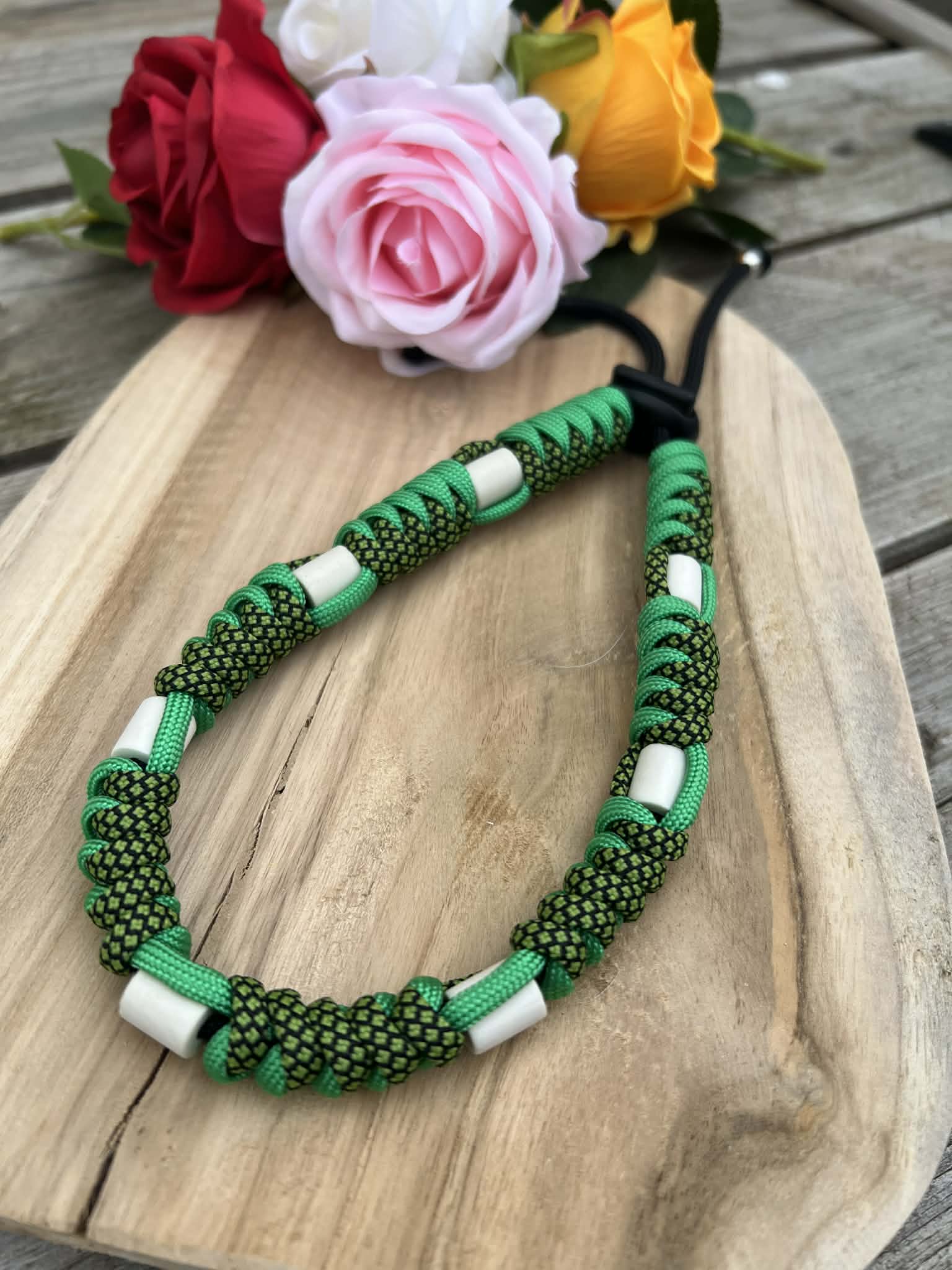 Protection naturelle contre les tiques et puces en coloris vert et noir