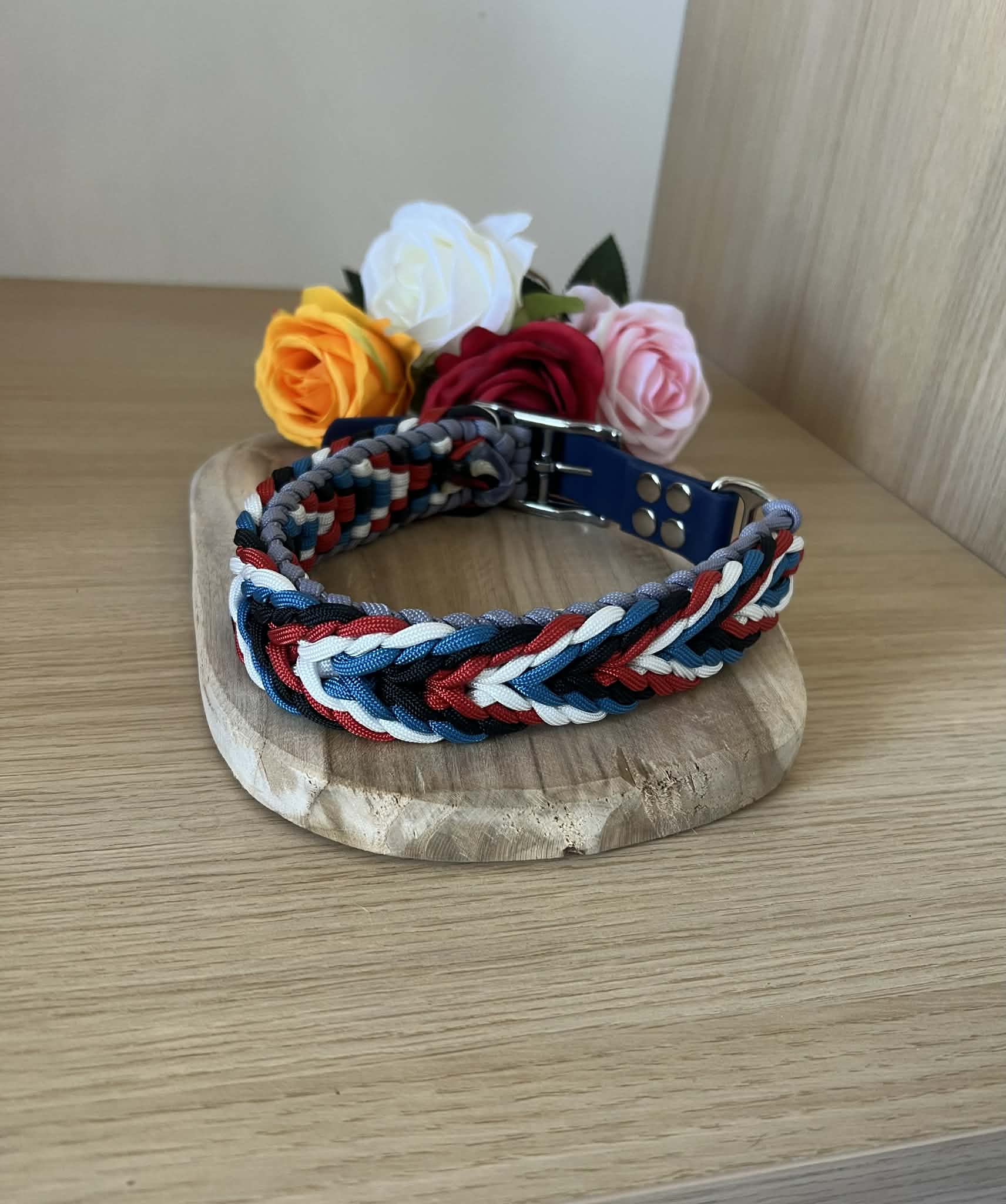 collier pour chien frenchy paracorde elegant resistant